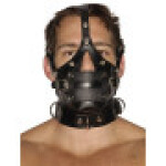 Strict Leather Premium Muzzle with Blindfold and Gags