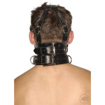 Strict Leather Premium Muzzle with Blindfold and Gags